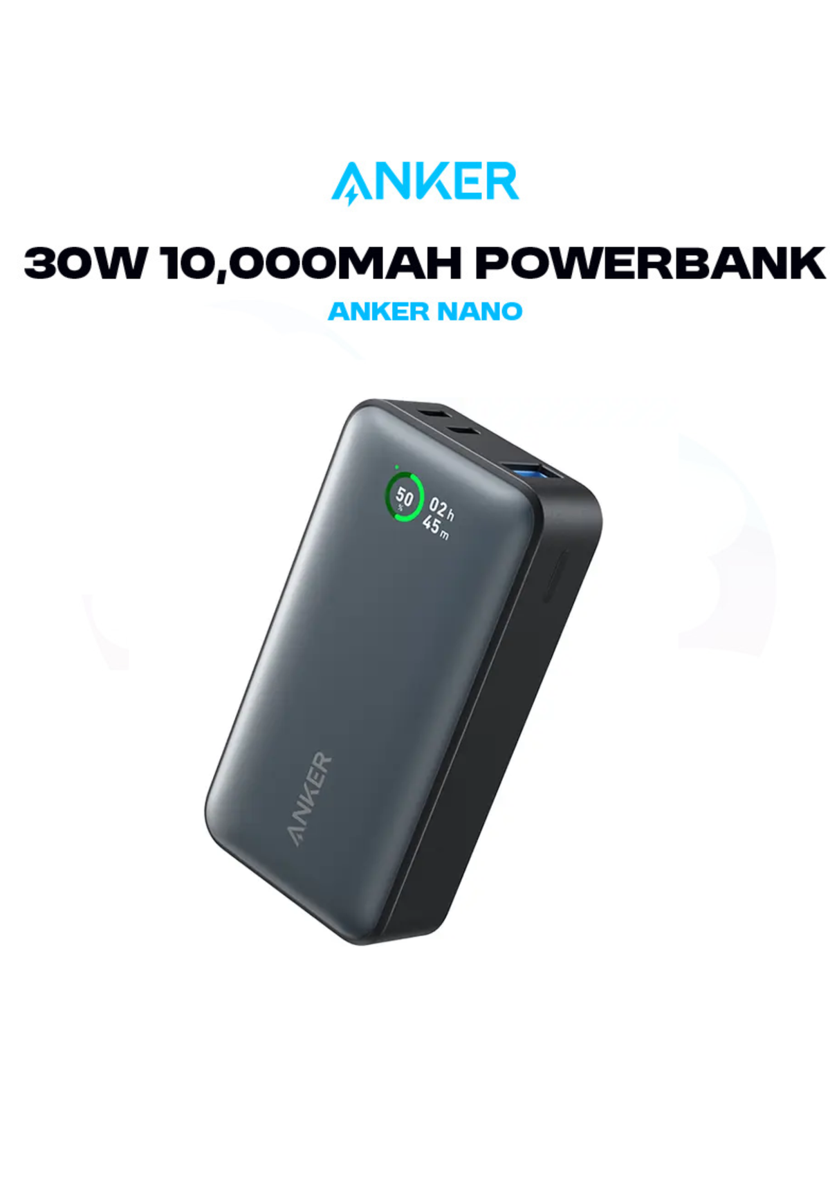 ANKER 533 POWER BANK 10000mAH 30W BLACK