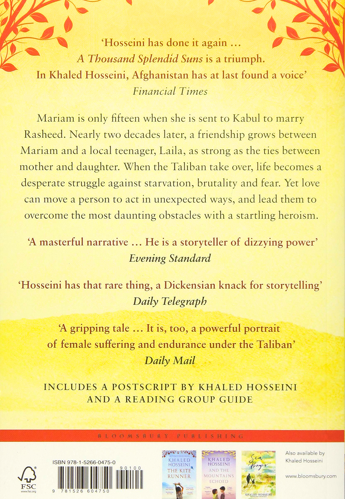 A THOUSAND SPLENDID SUNS