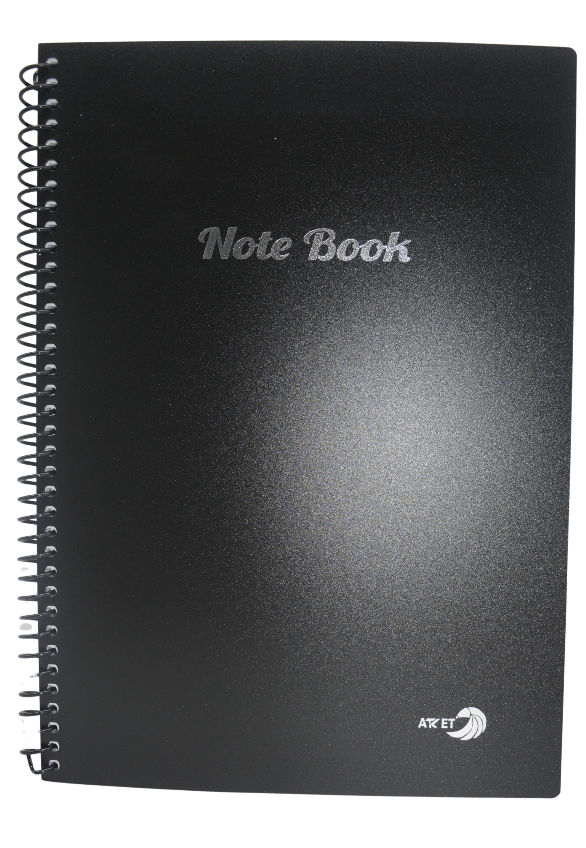 ATKET PP SPIRAL NOTEBOOK 1LINE 100SHT A4 ASSTD