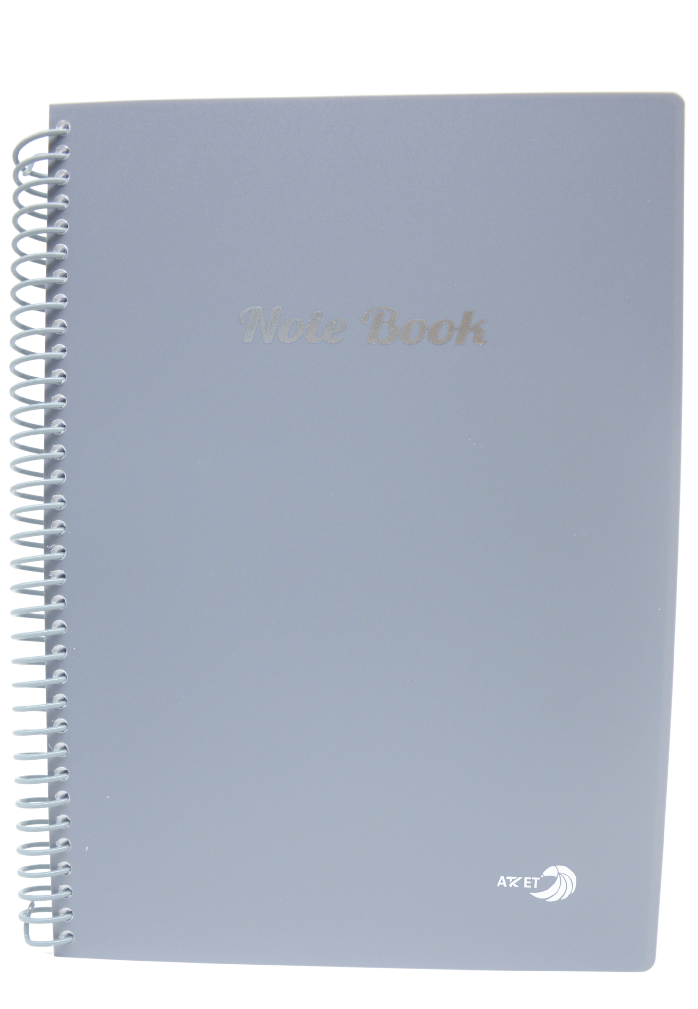 ATKET PP SPIRAL NOTEBOOK 1LINE 200SHT A4 ASSTD
