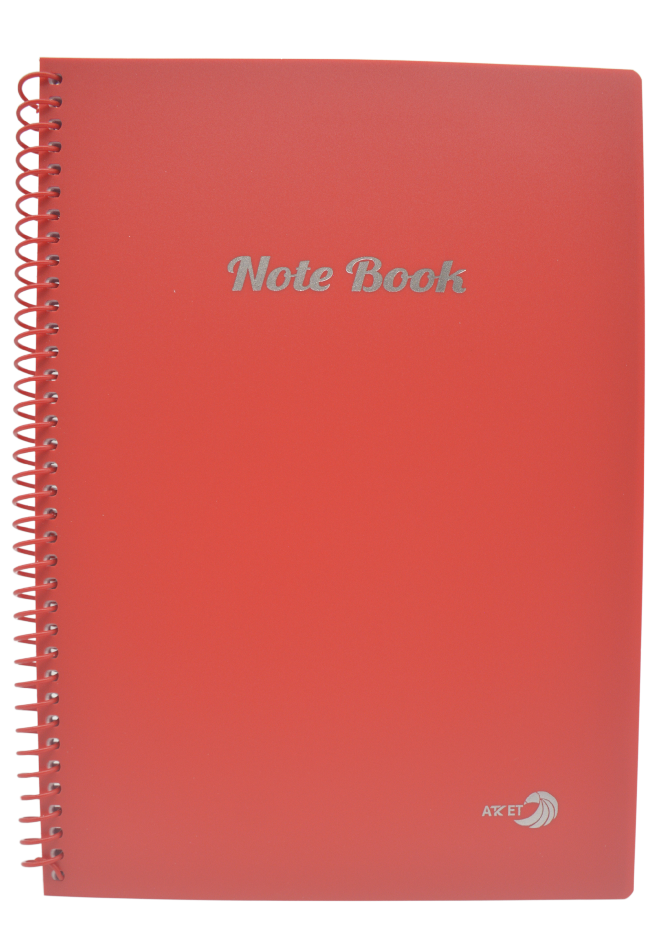 ATKET SPIRAL PP COVER 4LINE NOTEBOOK 100SHT A4