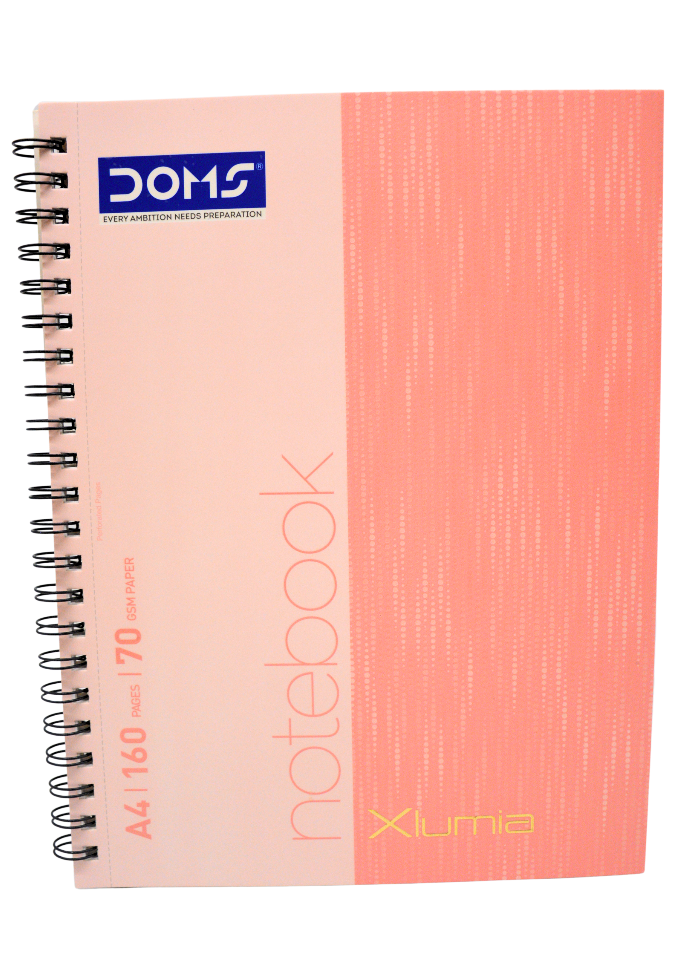 DOMS XLUMIA WIRO NOTEBOOK 80SHT 70GSM A4 8245/8950