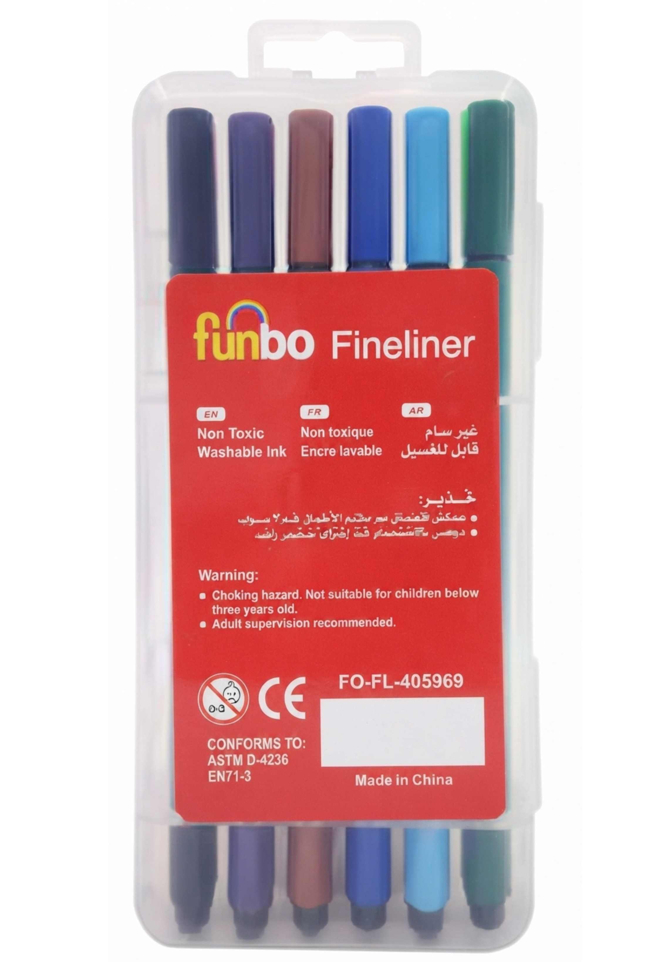 FUNBO FINE LINER TRI SET 12COLORS