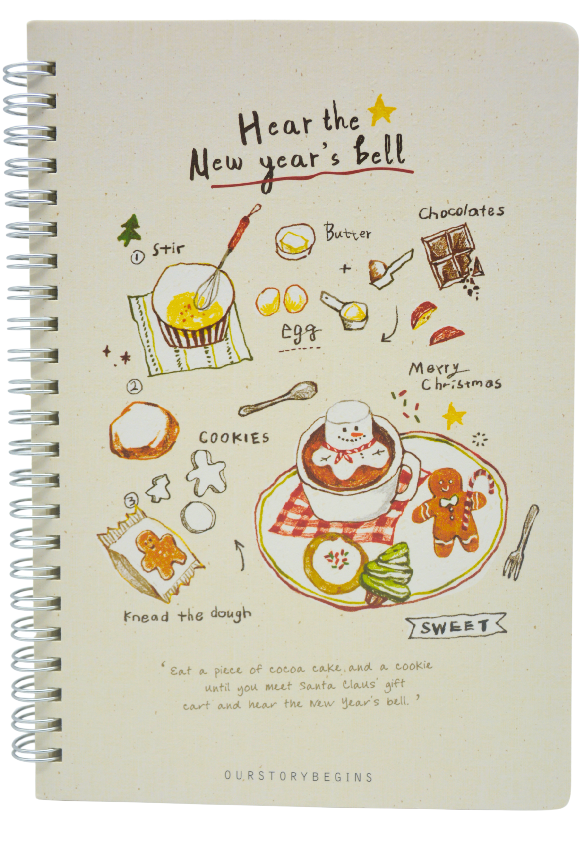 HARD COVER SPIRAL 1LINE NOTEBOOK 68SHT 145X210MM