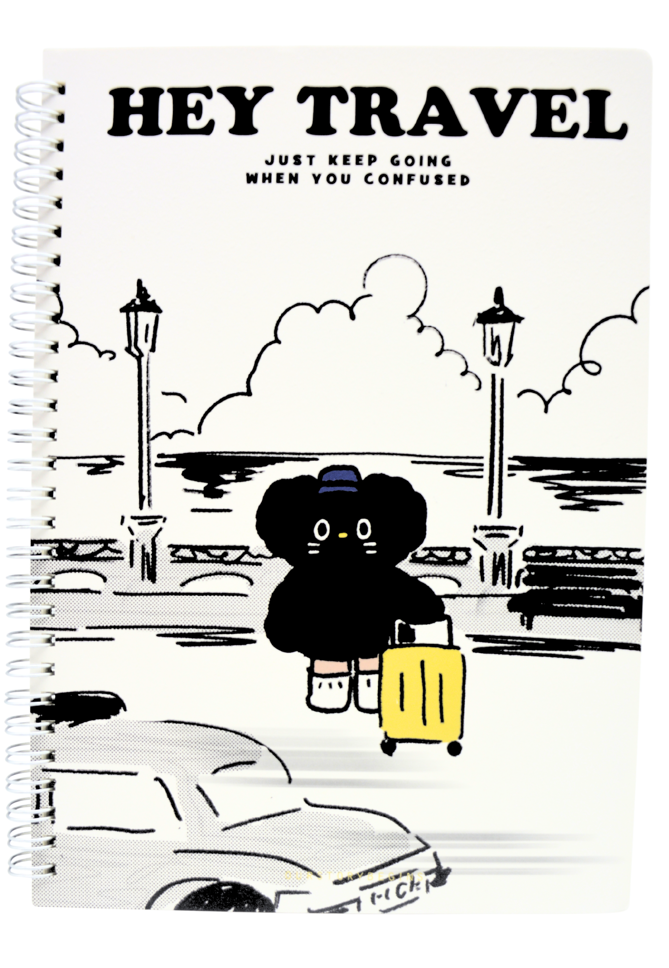 HC SPIRAL 1LINE NOTEBOOK 68SHT 175X250MM ASSTD