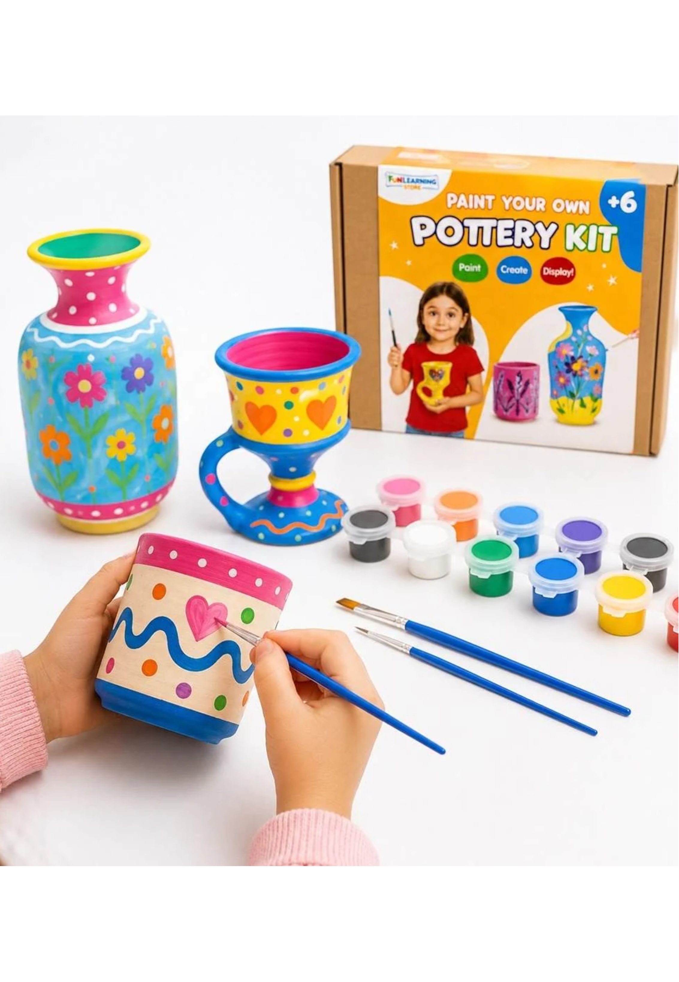 KIDS POTTERY KIT-PAINT YOUR OWN
