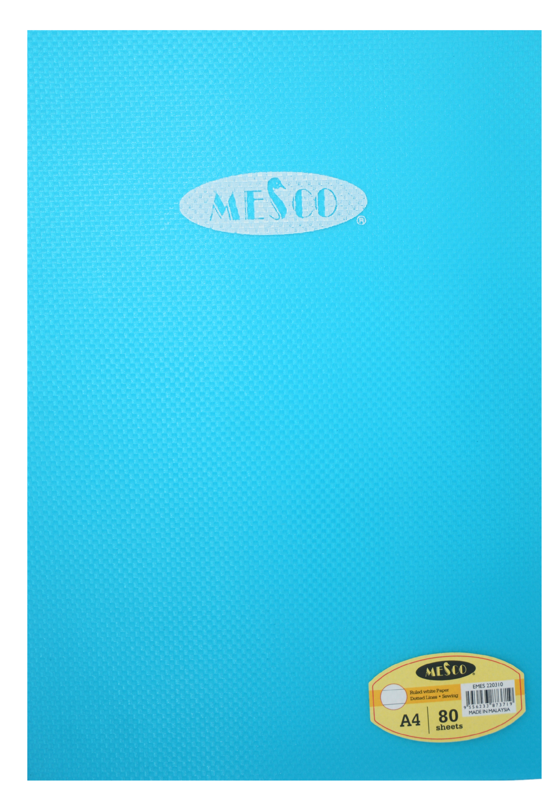 MESCO PP COVER NOTEBOOK 80SHT A4-ASSTD