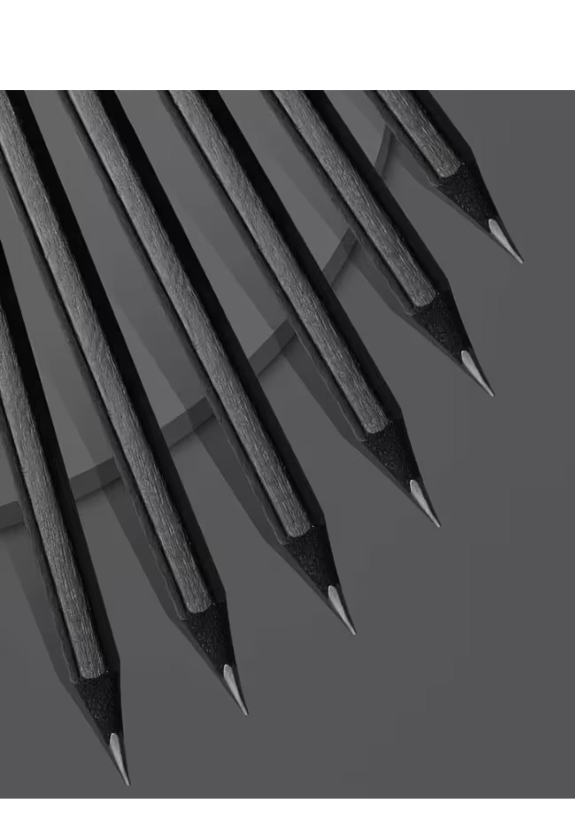 NUSIGN HB PENCIL WOOD HEXAGONAL 10PCS/PKT BLACK