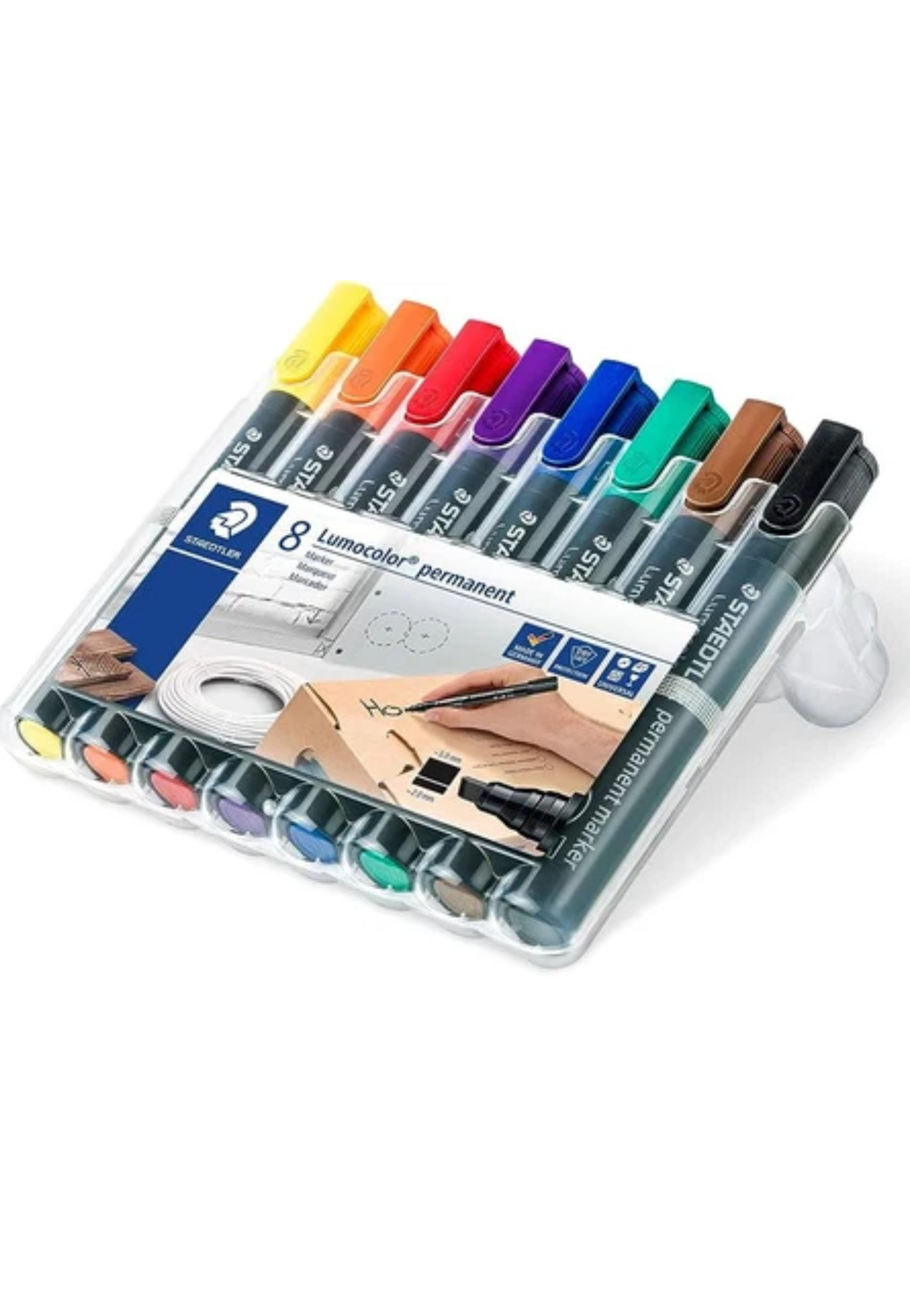 STAEDTLER LUMOCOLOR PERMANENT MARKER 8PCS PACK
