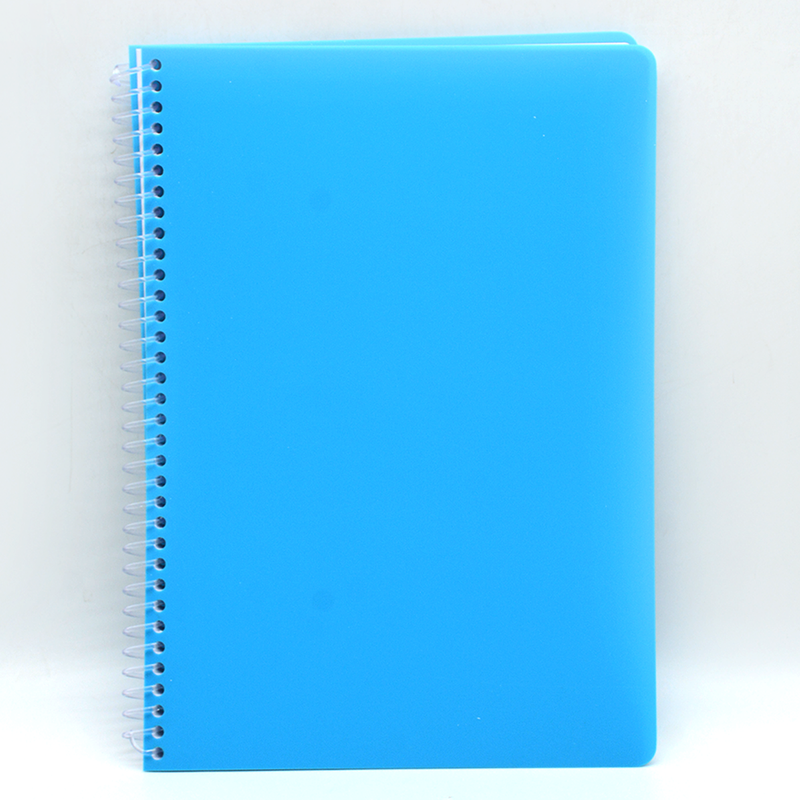 SOFT COVER SPIRAL 1LINE NOTEBOOK 70G 100SHT A4 LIGHT BLUE