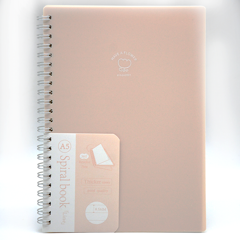 THE COIL PP COVER SPIRAL 1LINE NOTEBOOK A5 25100-70