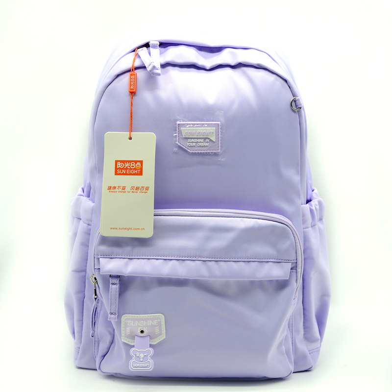 SUNSHINE BACKPACK 18" W/2COMPARTMENT 90292-LIGHT PURPLE