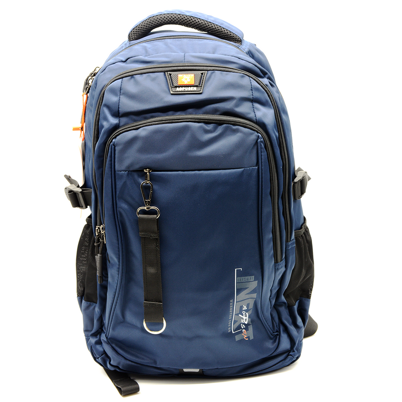 AOPUSEN BACKPACK 19" W/3COMPARTMENT 10327-NAVY BLUE