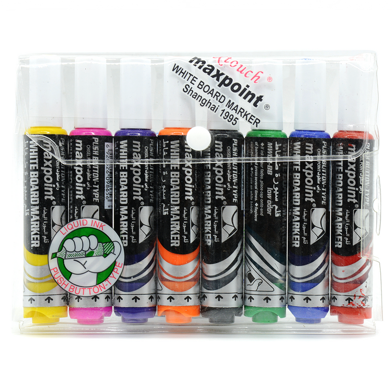 MAXPOINT WHITE BOARD MARKER 8PCS/PACK