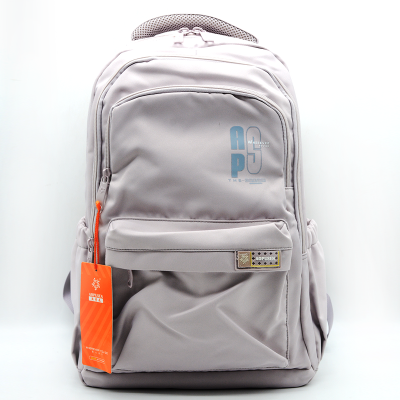 SUNSHINE BACKPACK 18" W/3COMPARTMENT 90293-PURPLE GRAY