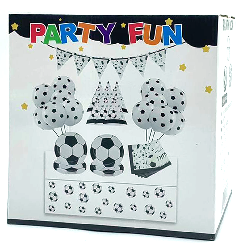 PARTY FUN HAPPY BIRTHDAY FOOTBALL PARTY SET