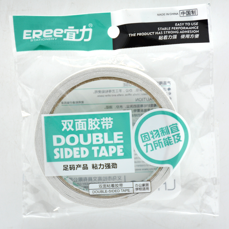 EREE STATIONERY DOUBLE SIDED TAPE SINGLE PC 1.2CMX12Y