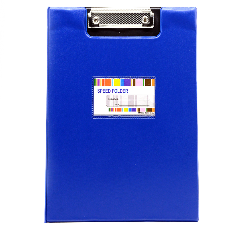 PLASTIC CLIP BOARD DOUBLE A4 ASSTD 8855