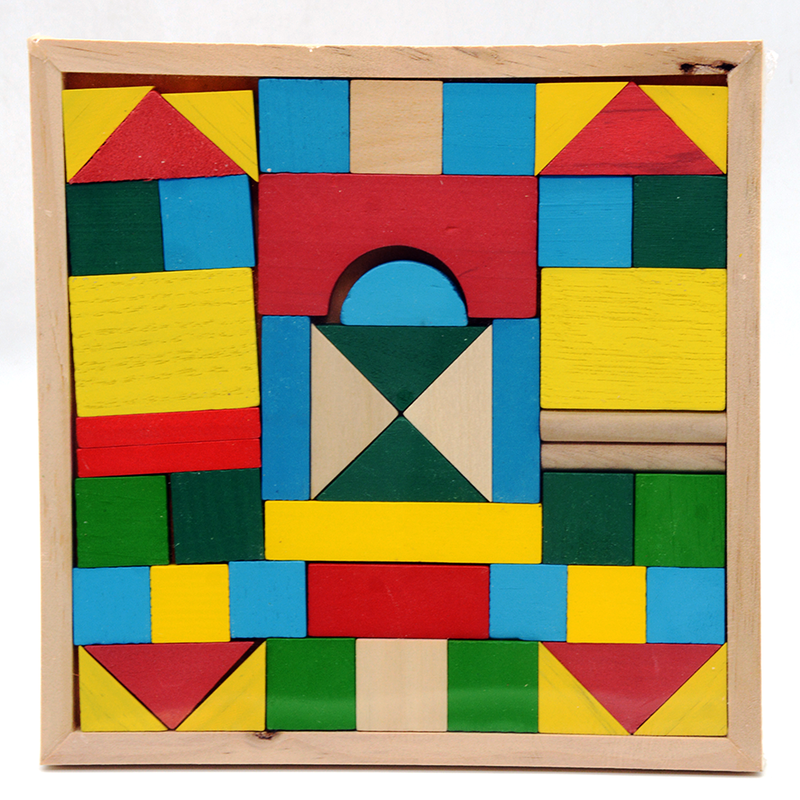 WOODEN PUZZLE BOARD A-Z ENGLISH LETTER A-3008