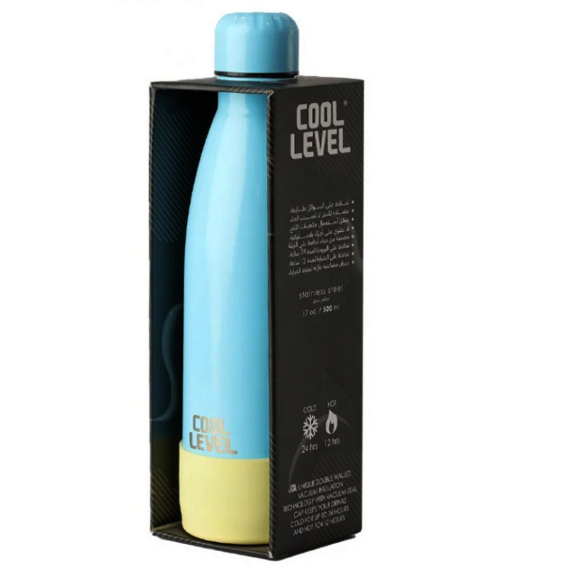 COOL LEVEL VACUUM WATER BOTTLE 500ML 11374-SS22B/C