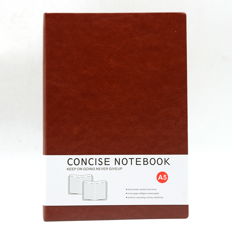 LEATHER CONCISE NOTEBOOK 80GSM 96SHT 25K 206-25