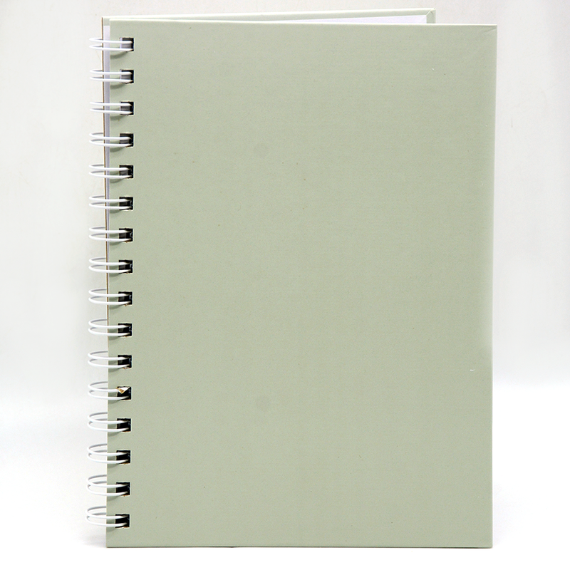 HARD COVER PLAIN SPIRAL 1LINE NOTEBOOK 80PAGE A5-111H