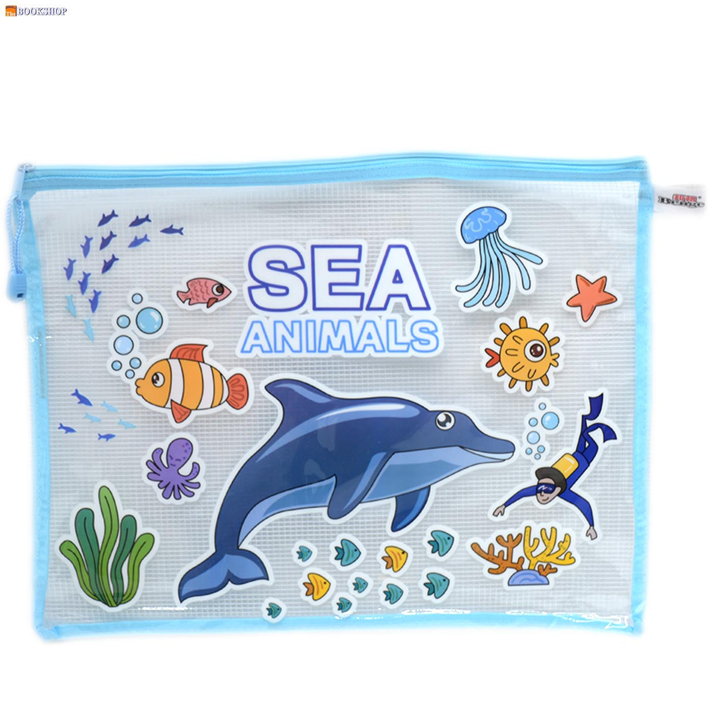 POWER CARTOON ZIPPER BAG B4 AB-3032