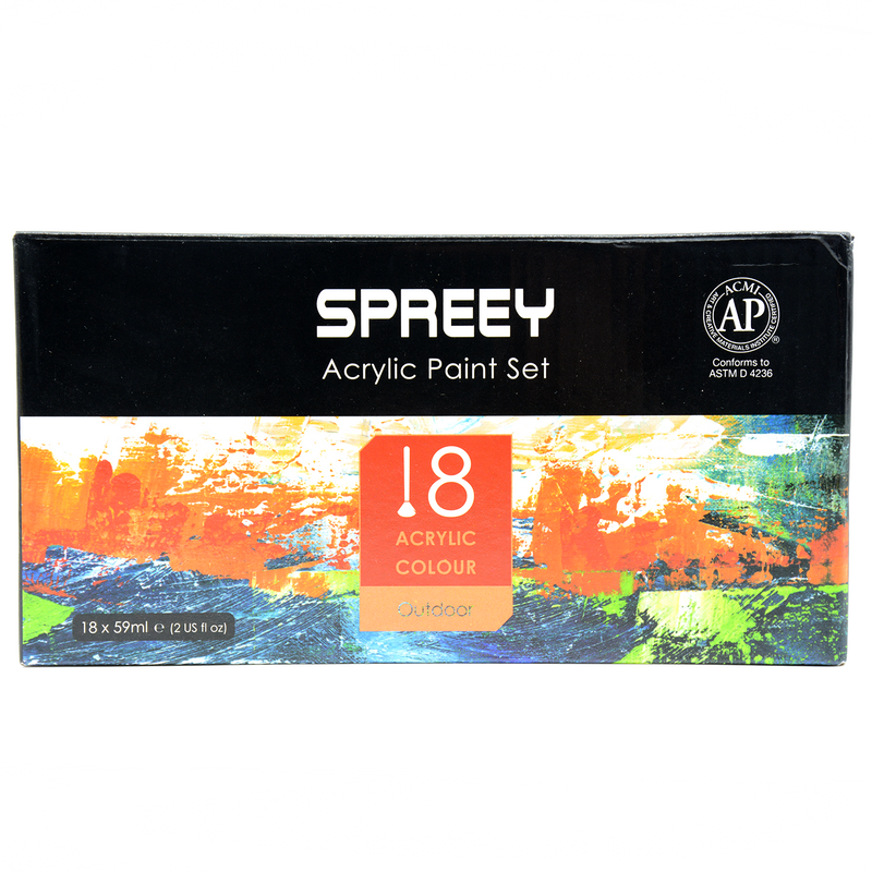 SPREEY OUTDOOR ACRYLIC PAINT 59ML ASSTD