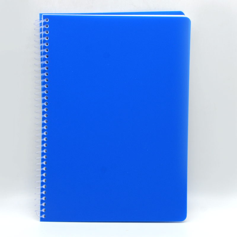 SOFT COVER SPIRAL 1LINE NOTEBOOK 70G 100SHT A4 DARK BLUE