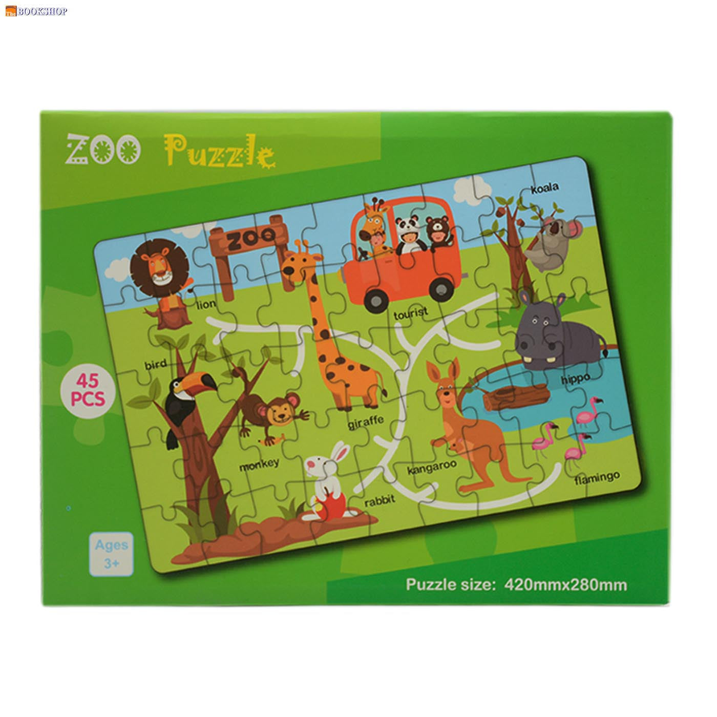 JIGSAW PUZZLE 45PIECES 42X28CM ASSTD