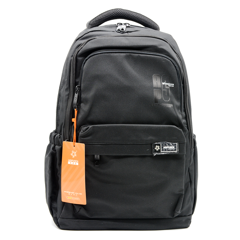 SUNSHINE BACKPACK 18" W/3COMPARTMENT 90293-BLACK