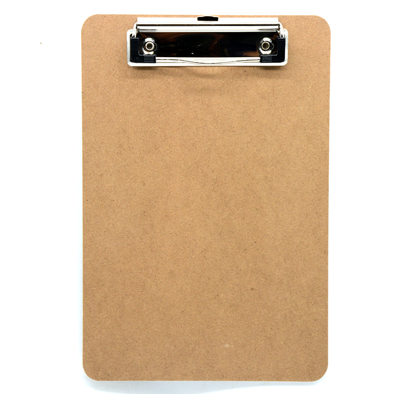 WOODEN CLIP BOARD A5-WIRE CLIP