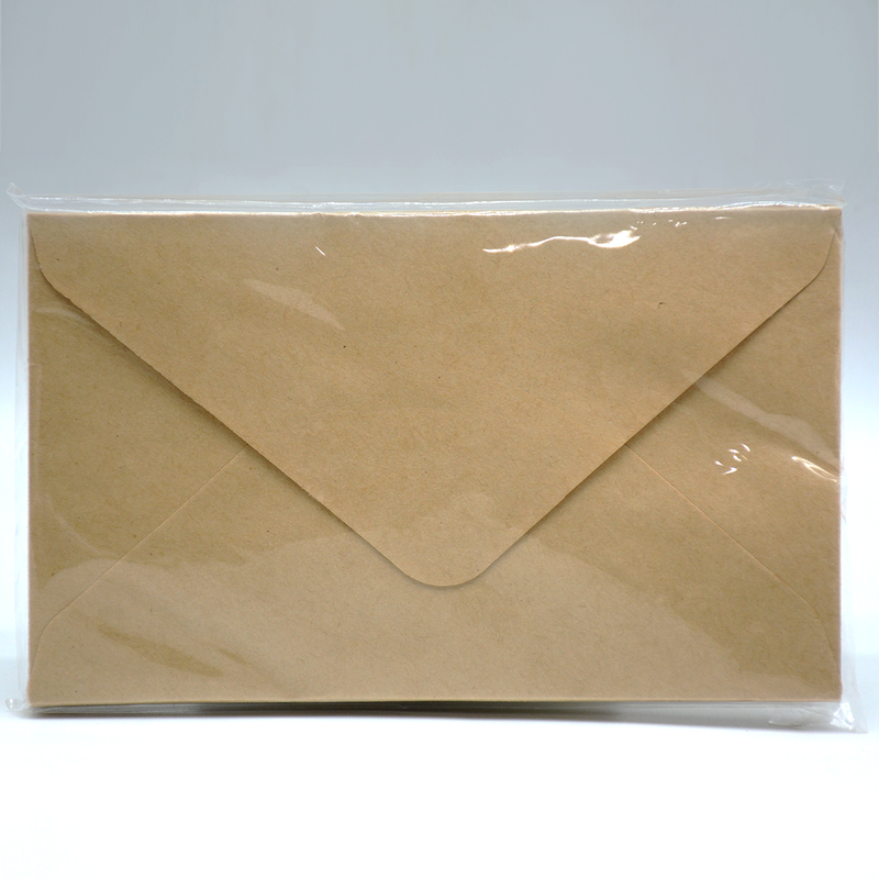 MINI BROWN KRAFT ENVELOPE 20PCS/PKT 9X15CM