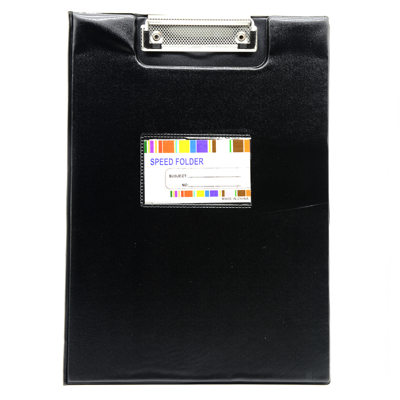 PLASTIC CLIP BOARD DOUBLE A4 ASSTD 8855