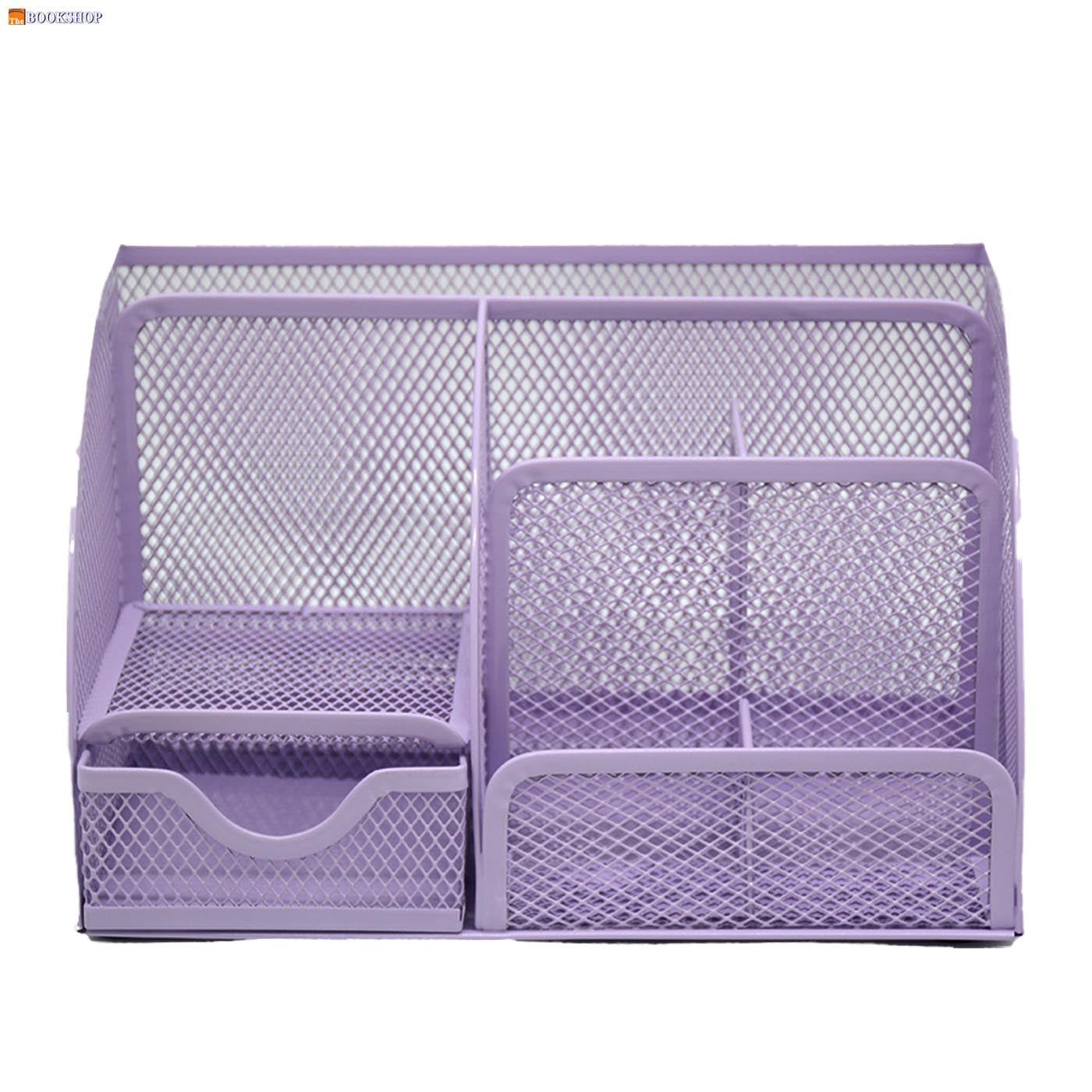 COLOR METAL MESH ORGANISER-LIGHT PURPLE