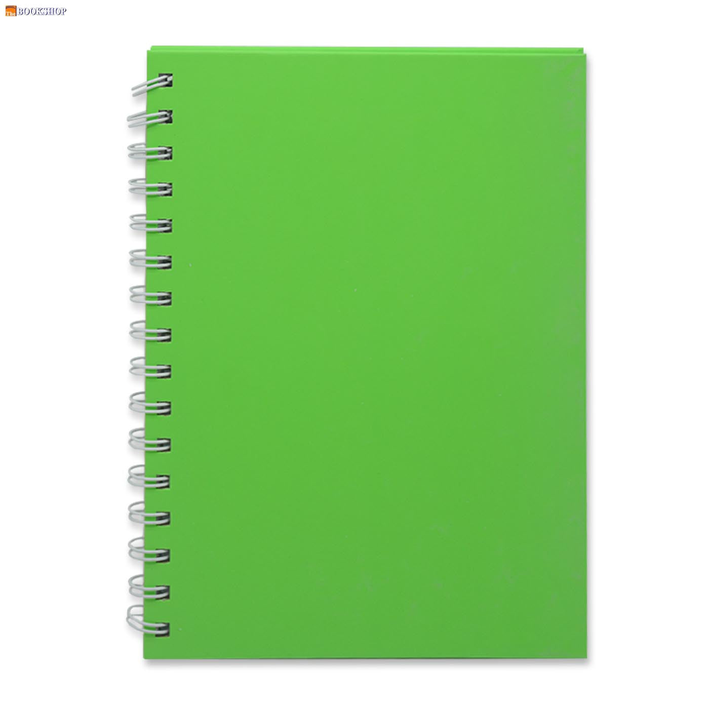 HARD COVER PLAIN SPIRAL 1LINE NOTEBOOK 80PAGE A5 GREEN
