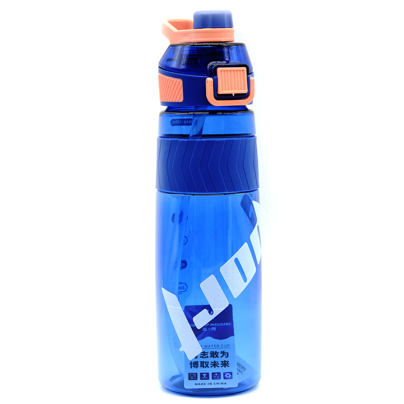 SPORTS TRANSPARENT WATER BOTTLE 800ML G753-ASSTD