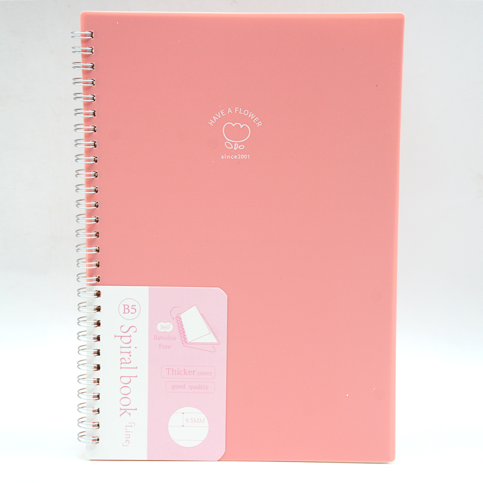 PP COVER SPIRAL 1LINE NOTEBOOK 80 PAGE B5 ASSTD