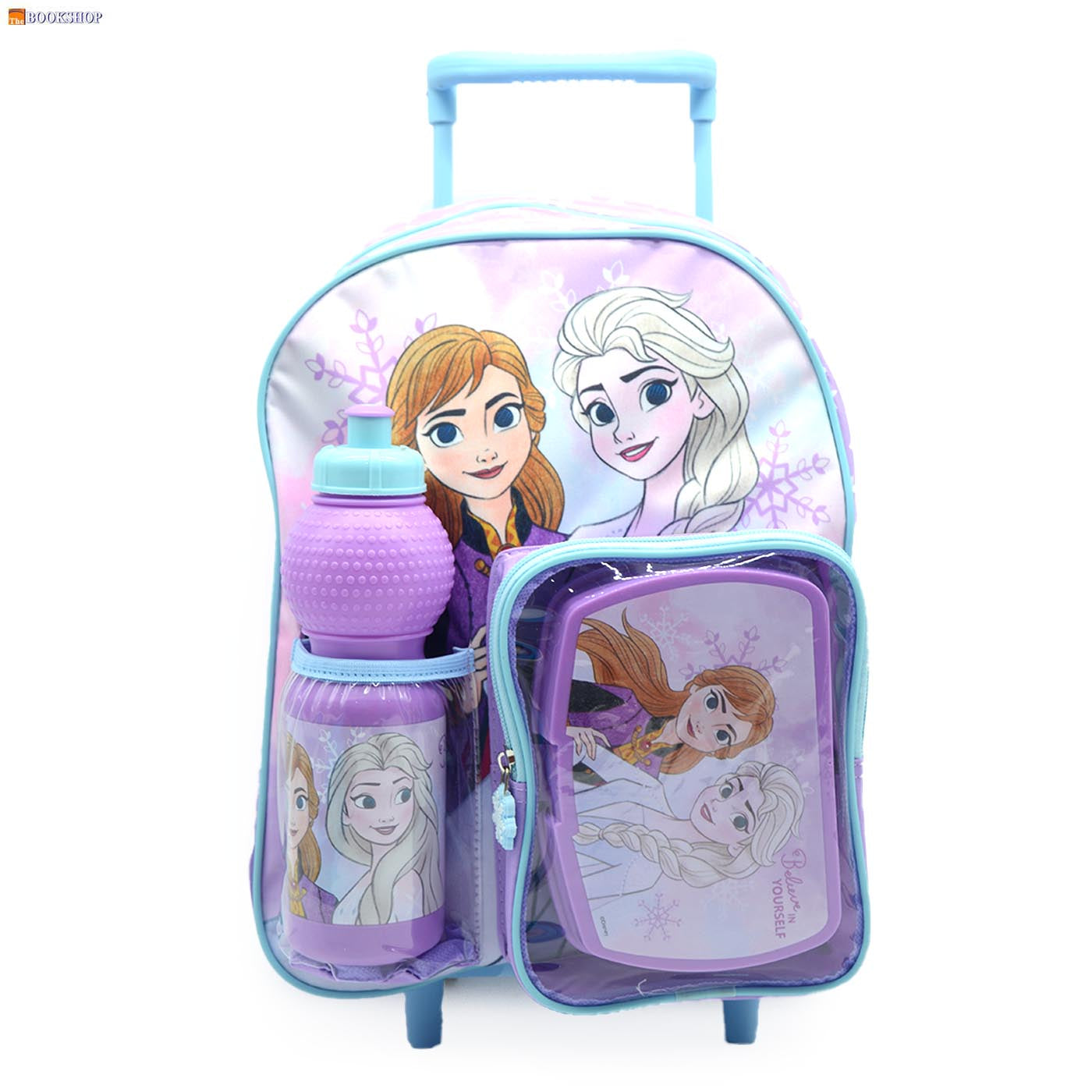 FROZEN TROLLEY BAG 14"+WB+LB 3IN1 SET