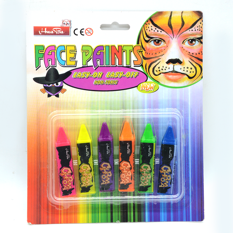 HUA BA FACE PAINTS 6 COLOR/PKT