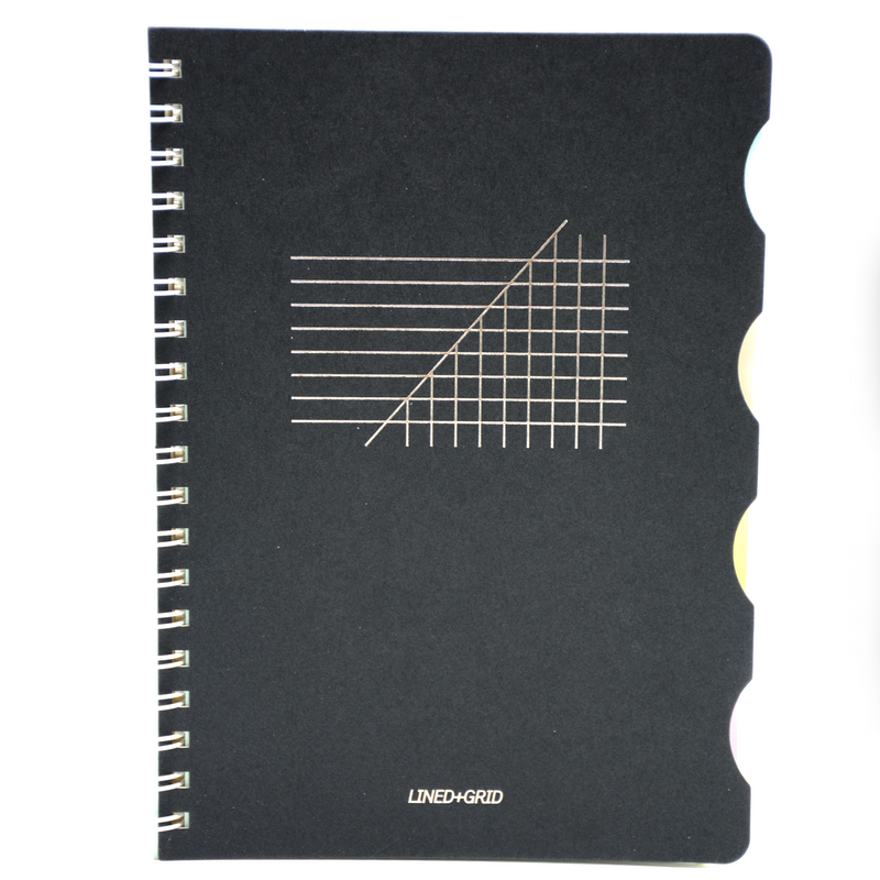 JINGU HC SPIRAL 4 SUBJECT 1LINE NOTEBOOK 120SHT 17.3X25.2CM