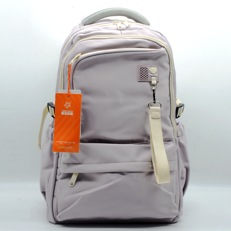 AOPUSEN BACKPACK 19"-PURPLE GRAY