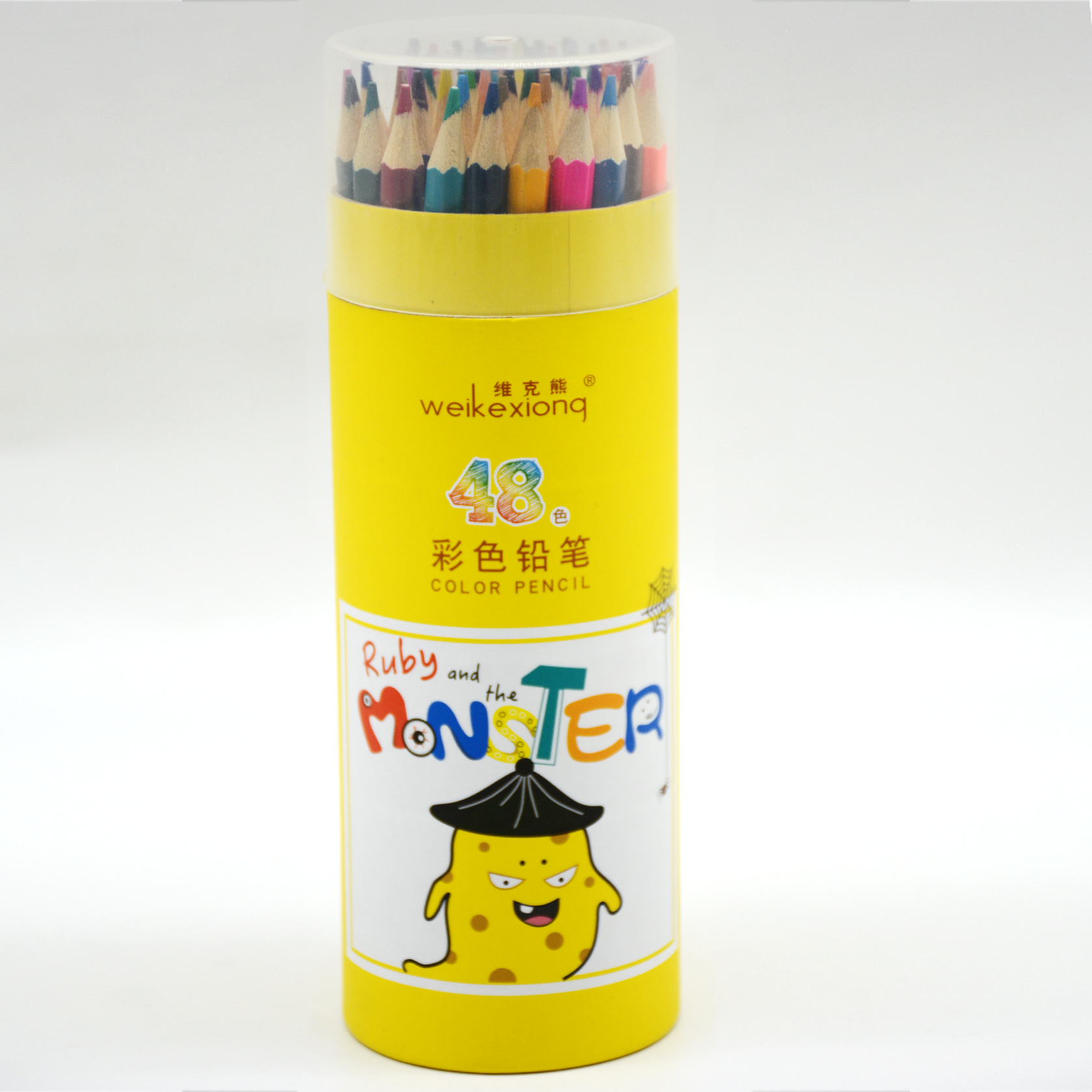 RUBY MONTER COLOR PENCIL 48PCS IN TUBE