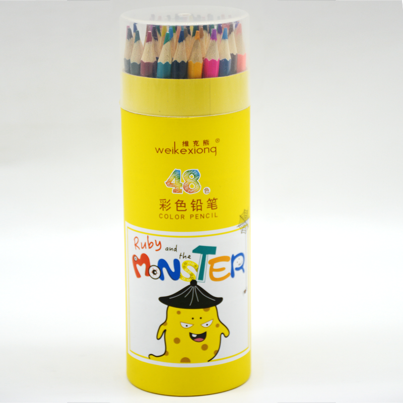 RUBY MONTER COLOR PENCIL 48PCS IN TUBE