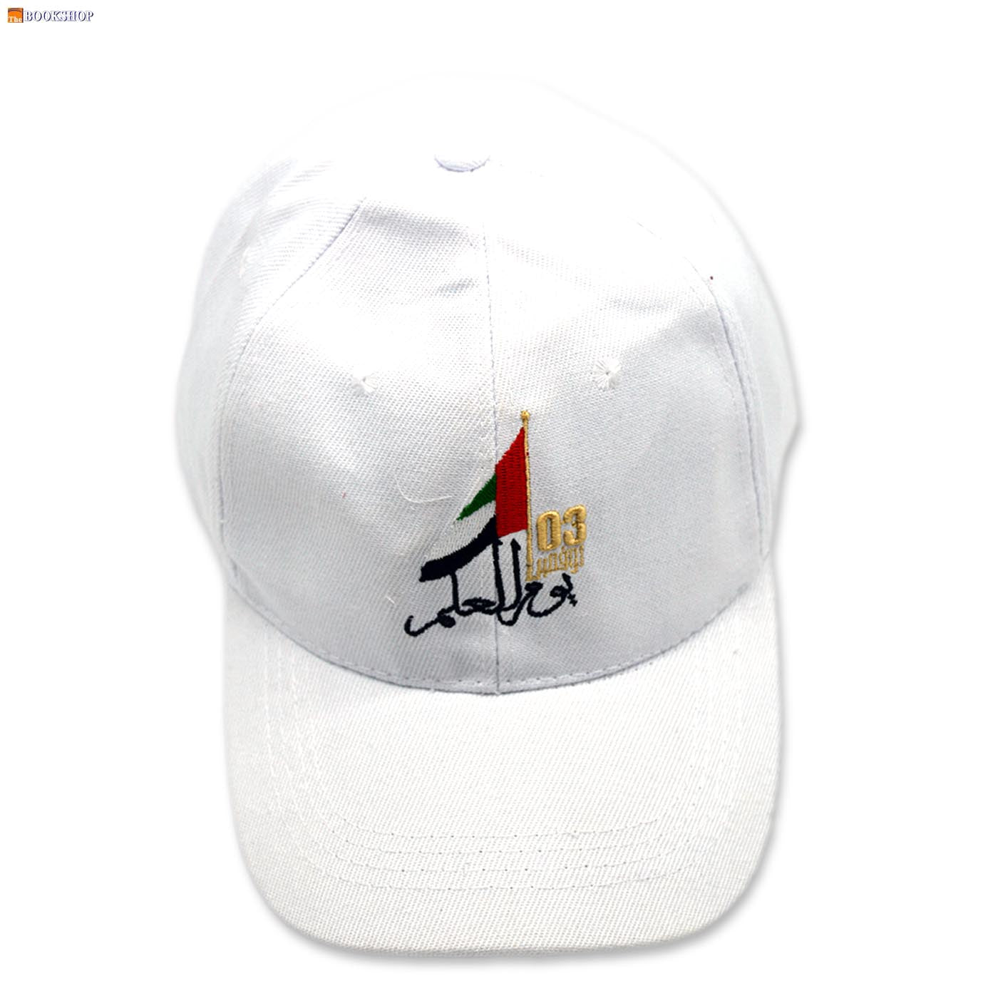 FLAG DAY CAP W/ FLAG NOV 3 EMBROIDERY