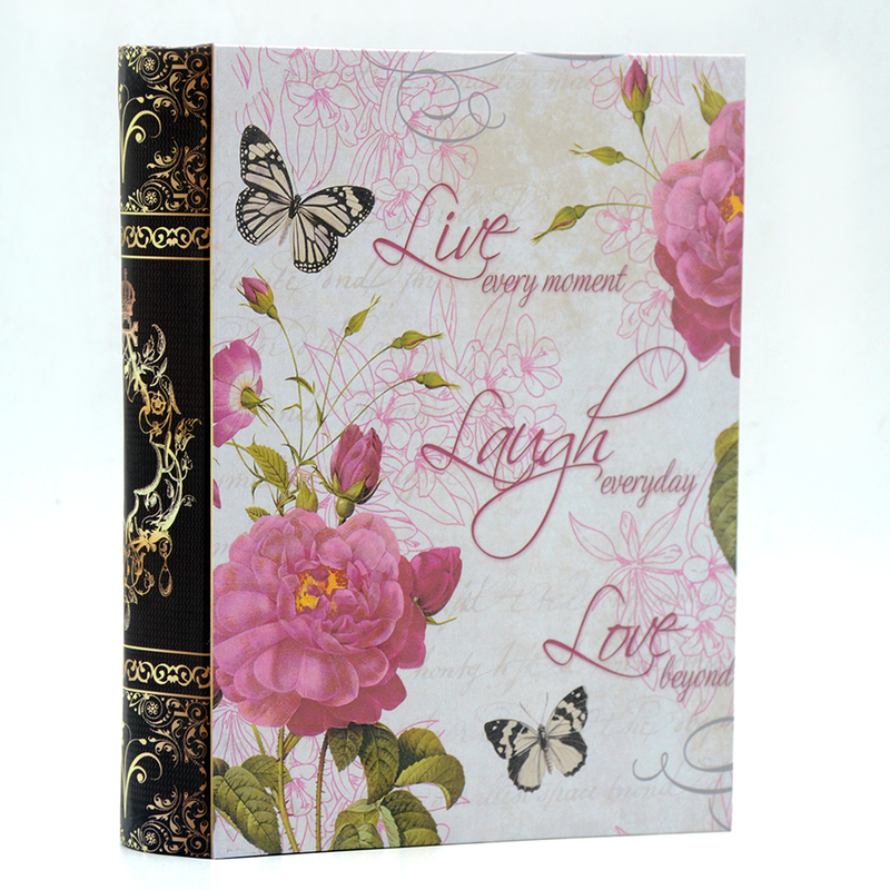 BOOK GIFT BOX FLOWER DESIGN W9200-ASSTD