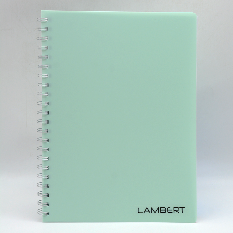 LAMBERT PP COVER SPIRAL 1LINE NOTE BOOK A4 100SH-GREEN