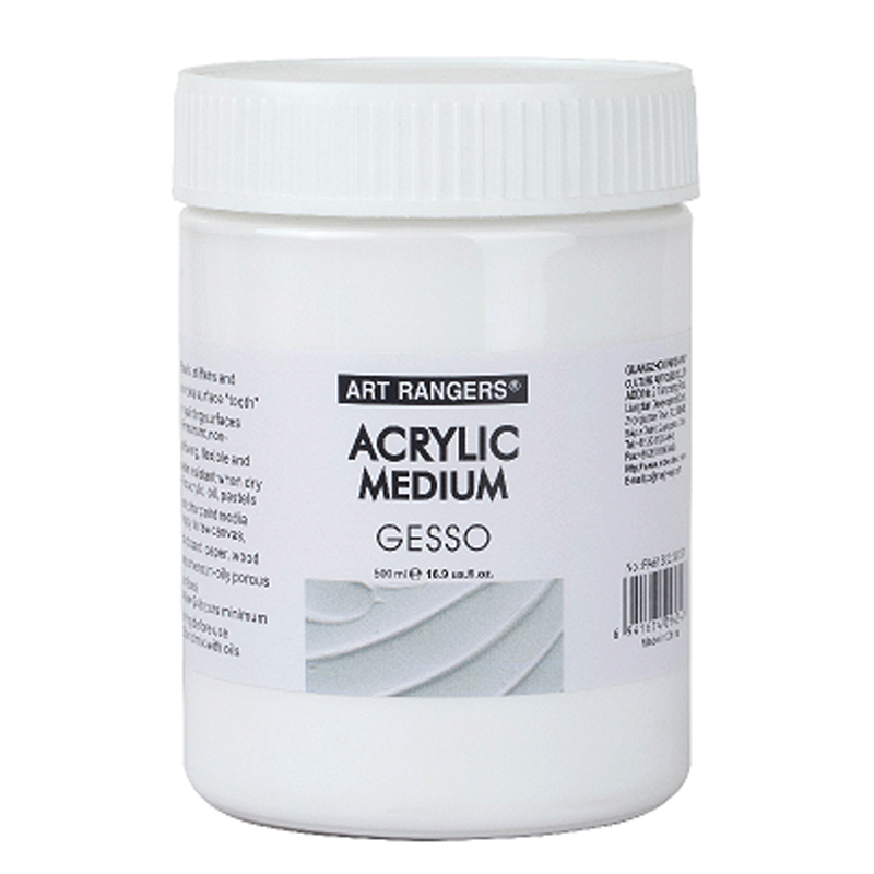 ART NATION ACRYLIC MEDIUM GESSO PAINT 500ML-WHITE