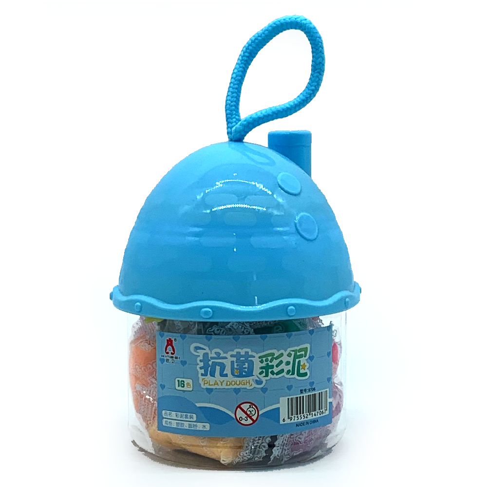 XINBEI PLAY DOUGH 16PCS W/MOULDS-8706