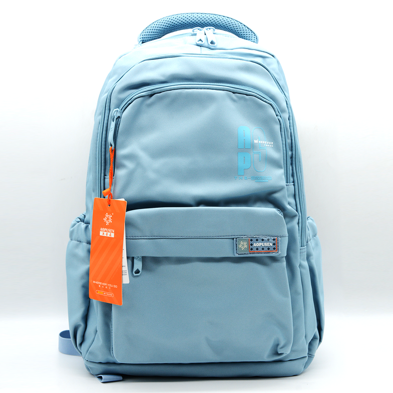 SUNSHINE BACKPACK 18" W/3COMPARTMENT 90293-BLUE GRAY